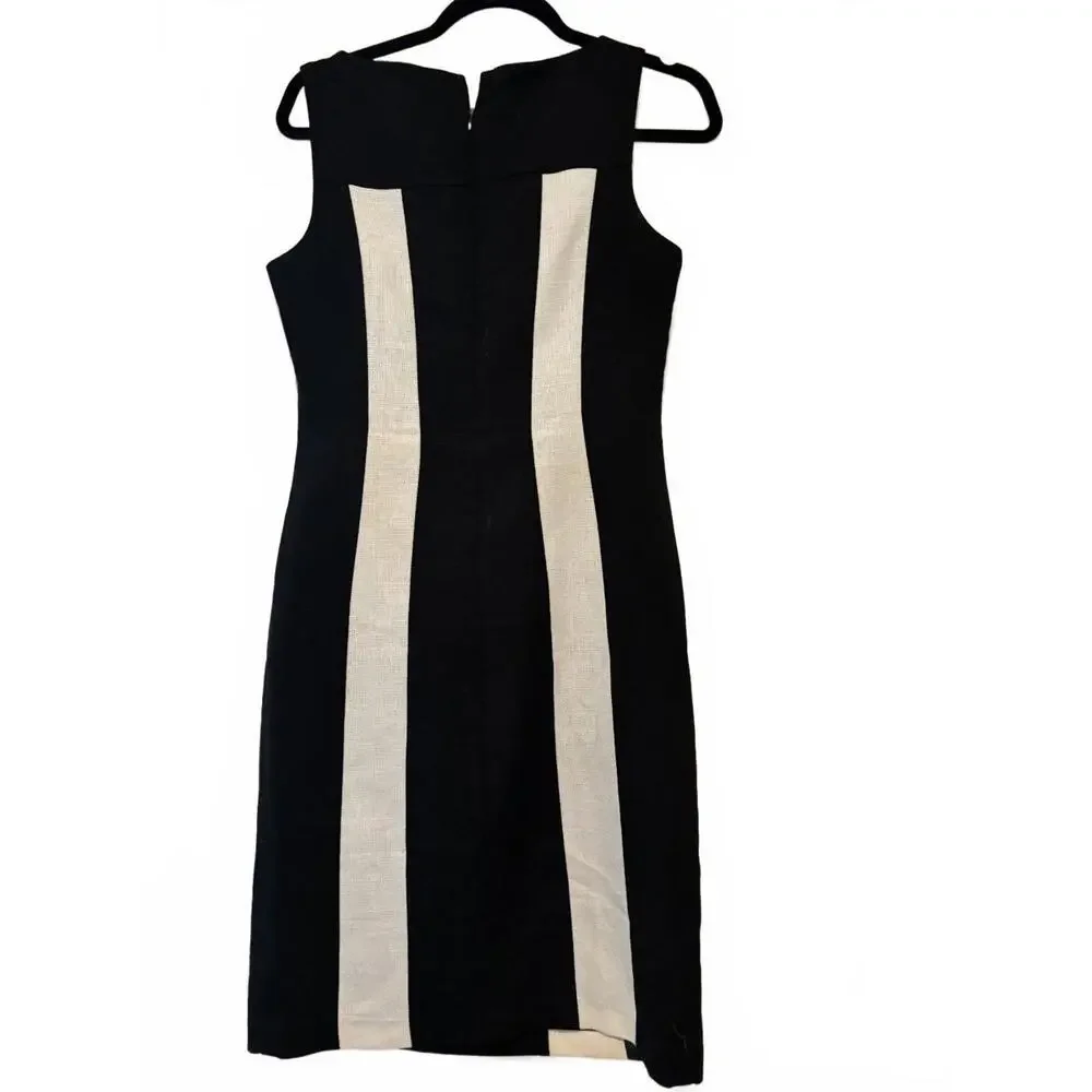 Womens black‎ and white sz 4 David Meister dress #518